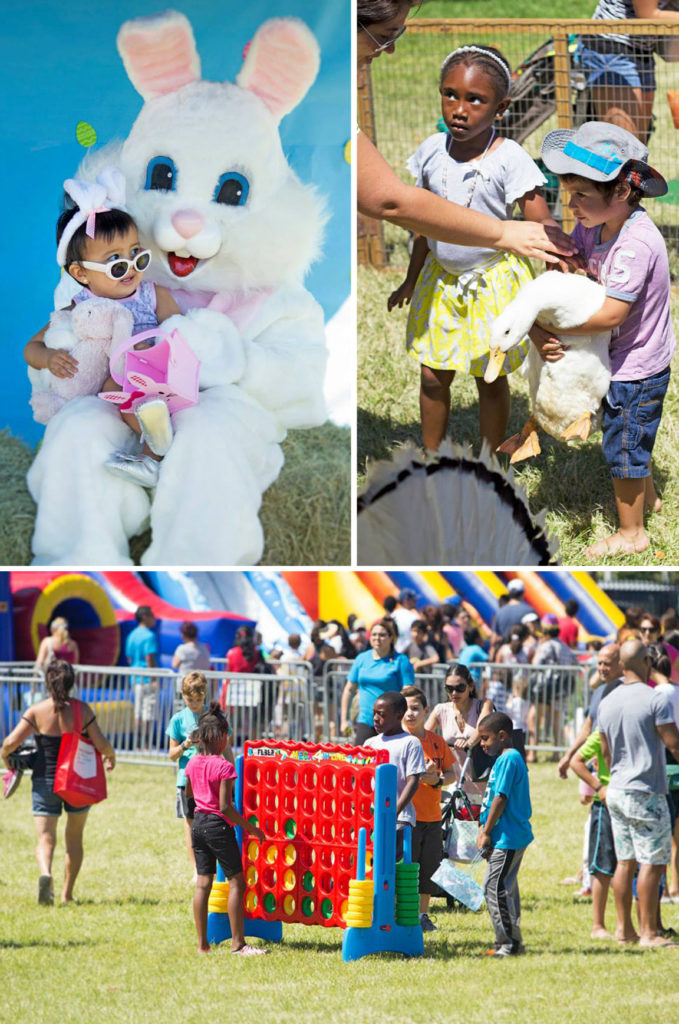 Spring Eggstravaganza Miami Beach bunny petting zoo games