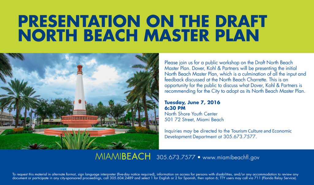 North Beach Master Plan Update Meeting