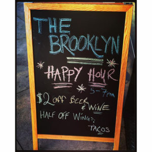 The Brooklyn happy hour specials