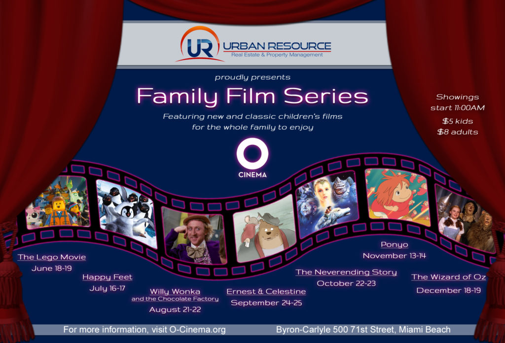 OCinema Family Film Series sponsored by Urban Resource